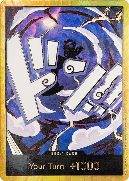 DON!! Card (GEAR5 Luffy) (Gold) — Premium Booster -The Best- Vol. 2 card