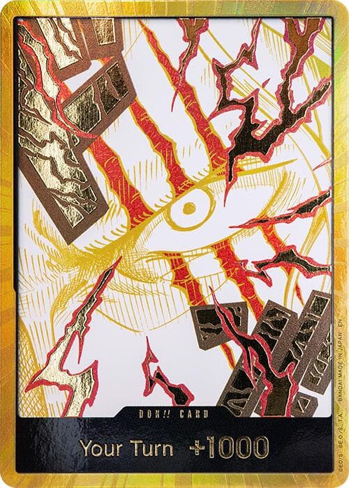 DON!! Card (Shanks) (Gold) — Premium Booster -The Best- Vol. 2 card