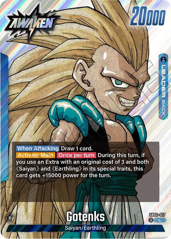 Gotenks - SB02-017 — Manga Booster 02 card