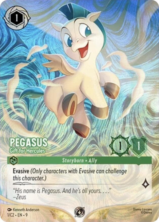 Pegasus - Gift for Hercules (1) — Disney Lorcana Promo Cards card