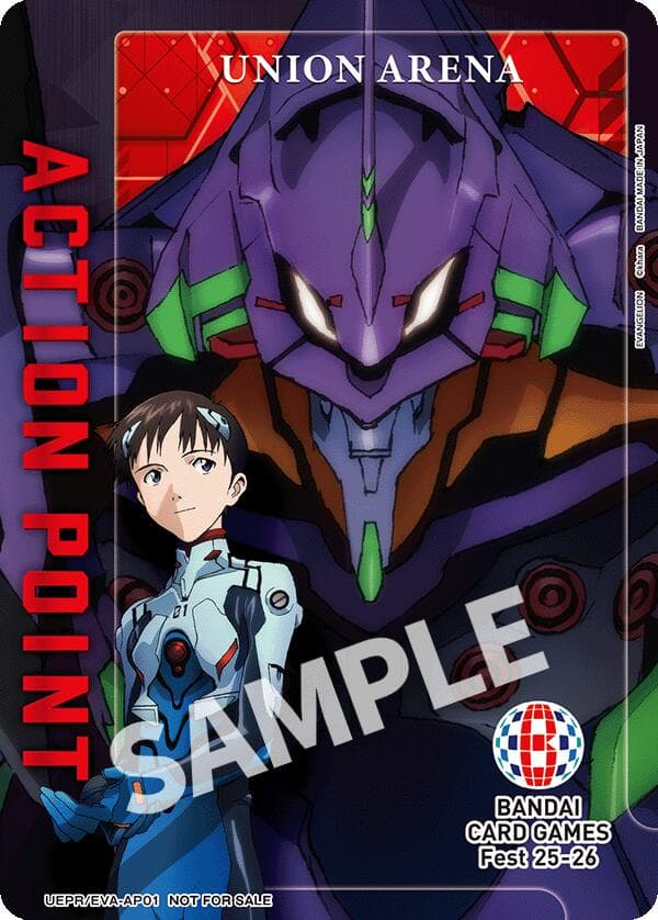 Action Point Card (Evangelion: New Theatrical Edition) (Bandai Card Games Fest 25-26) — Union Arena Promotion Cards card