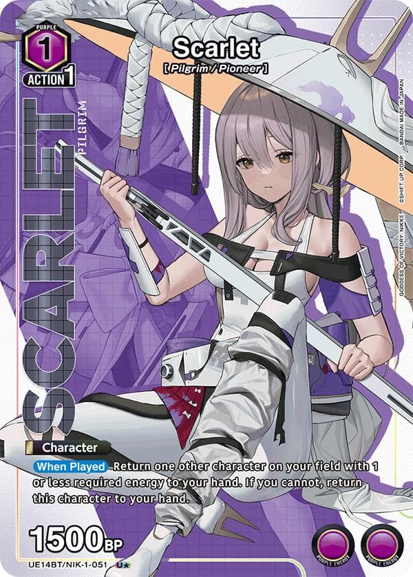 Scarlet (051) (U*) — UE14BT: GODDESS OF VICTORY: NIKKE card