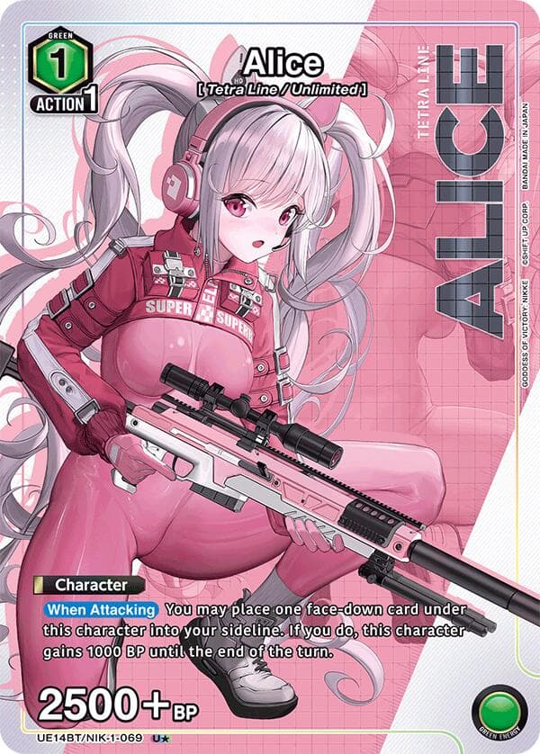 Alice (069) (U*) — UE14BT: GODDESS OF VICTORY: NIKKE card