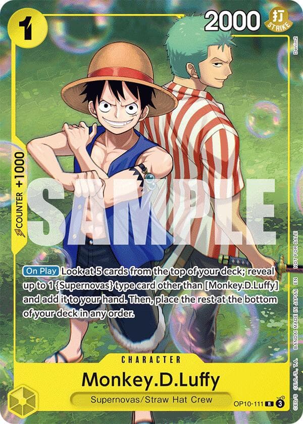 Monkey.D.Luffy (Learn Together Deck Set - Set Sail Event) — One Piece Promotion Cards card