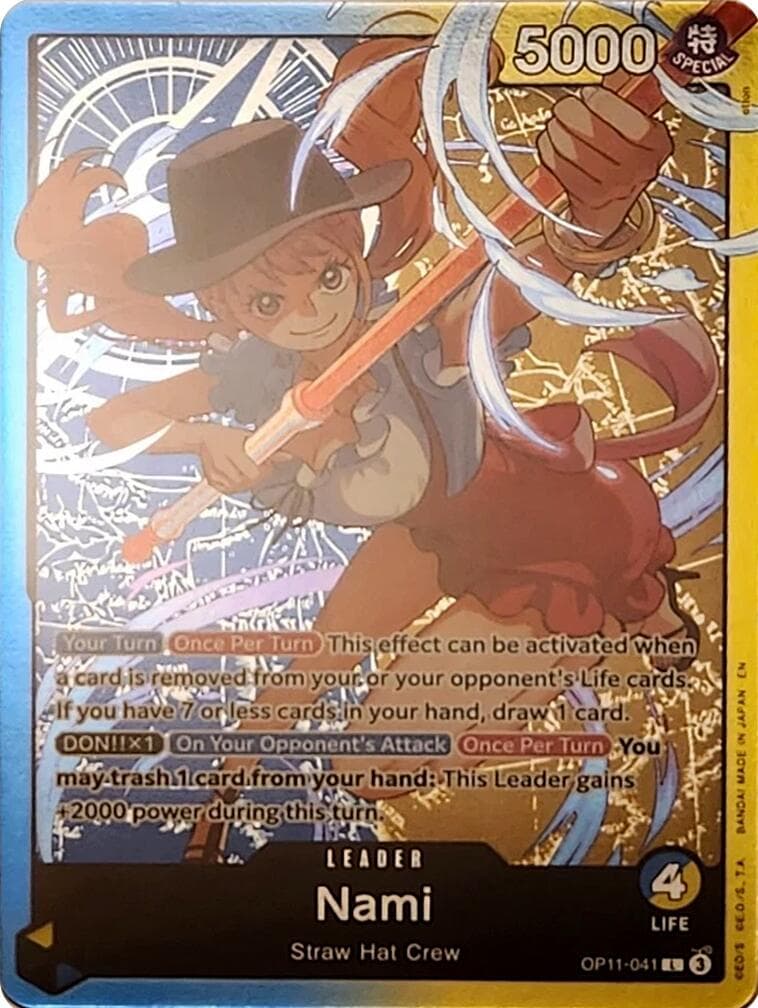 Nami - OP11-041 (Nami Deck) — Learn Together Deck Set card
