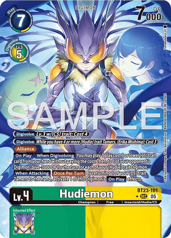 Hudiemon (Alternate Art) — Hackers' Slumber card
