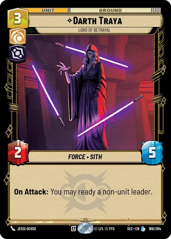 Darth Traya - Lord of Betrayal — Secrets of Power card