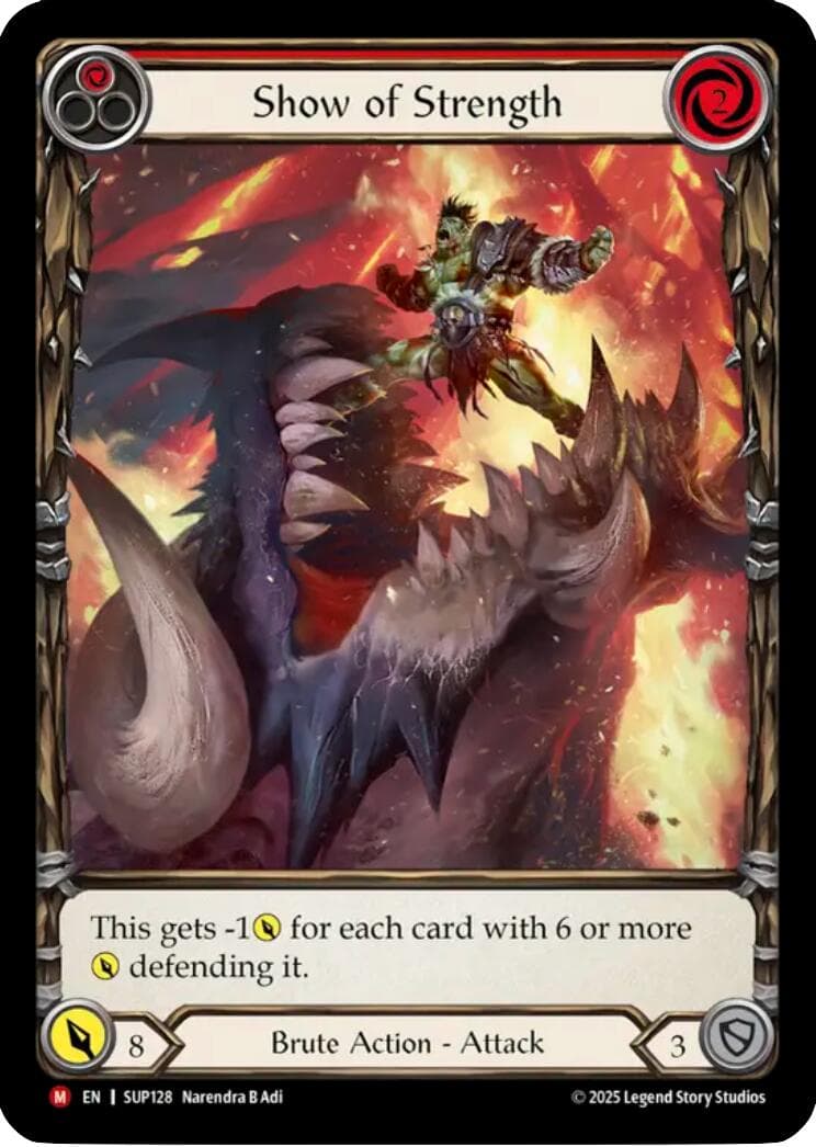 Show of Strength (Extended Art) — Super Slam card