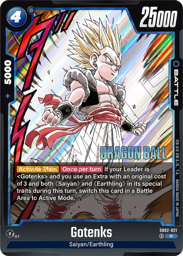 Gotenks - SB02-021 — Manga Booster 02 card