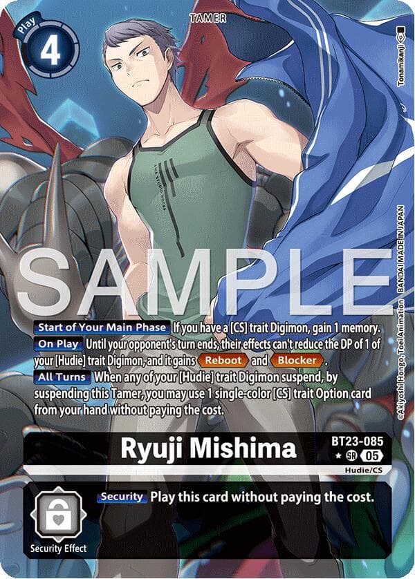 Ryuji Mishima (Alternate Art) — Hackers' Slumber card