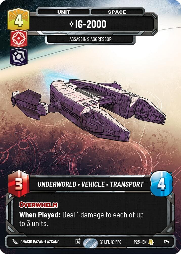 IG-2000 - Assassin's Aggressor — Sector and Regional Promos: Season 1 card