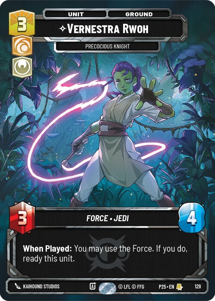 Vernestra Rwoh - Precocious Knight — Sector and Regional Promos: Season 1 card