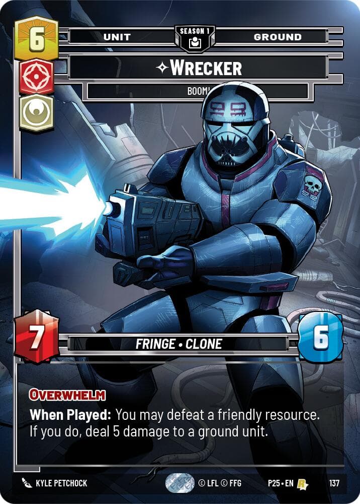 Wrecker - Boom! (137) — Sector and Regional Promos: Season 1 card