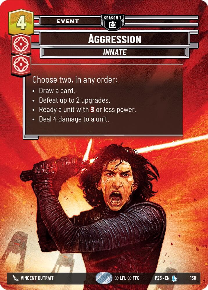 Aggression (138) — Sector and Regional Promos: Season 1 card