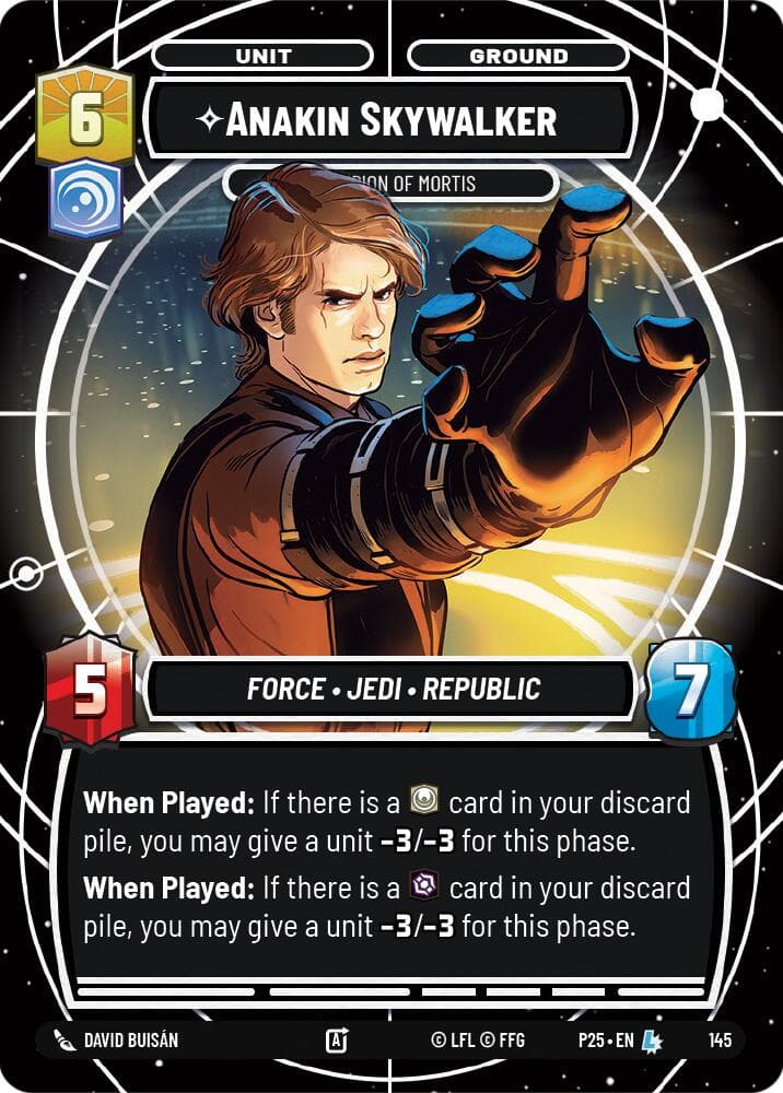 Anakin Skywalker - Champion of Mortis — Sector and Regional Promos: Season 1 card