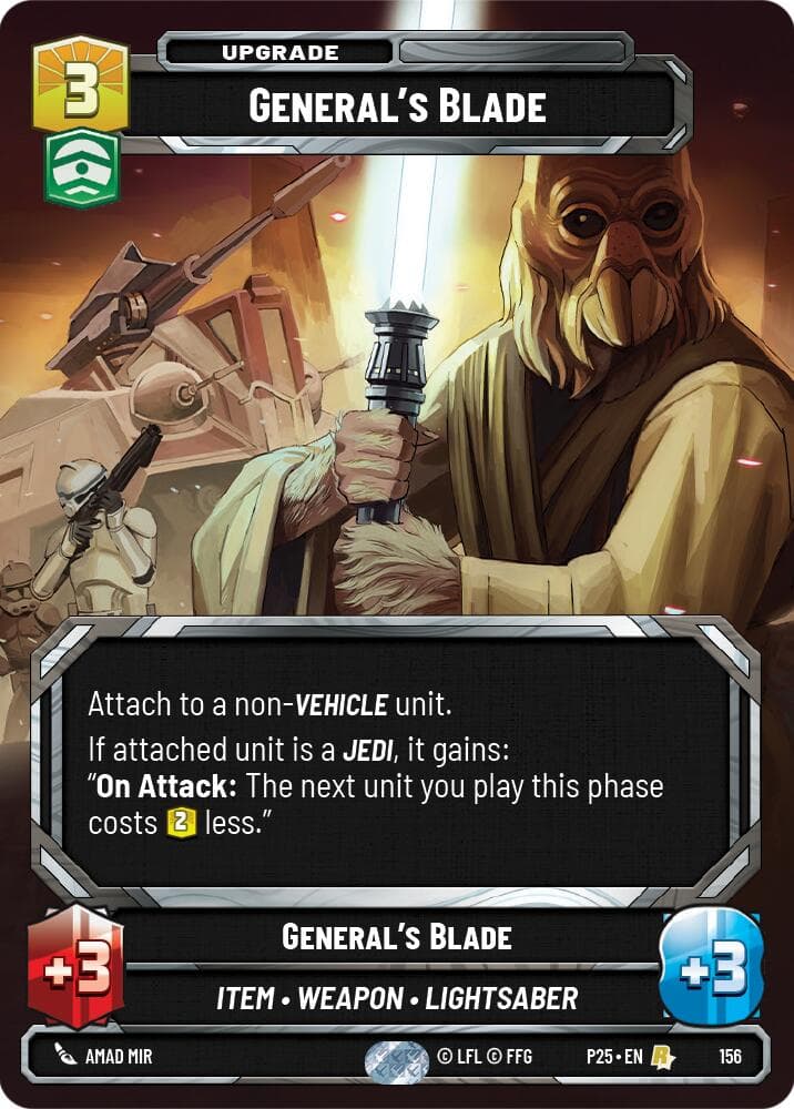 General's Blade — Sector and Regional Promos: Season 1 card