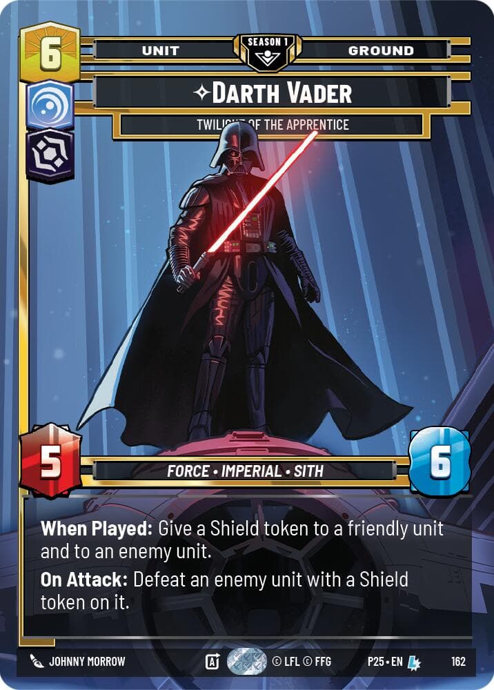 Darth Vader - Twilight of the Apprentice (162) — Sector and Regional Promos: Season 1 card