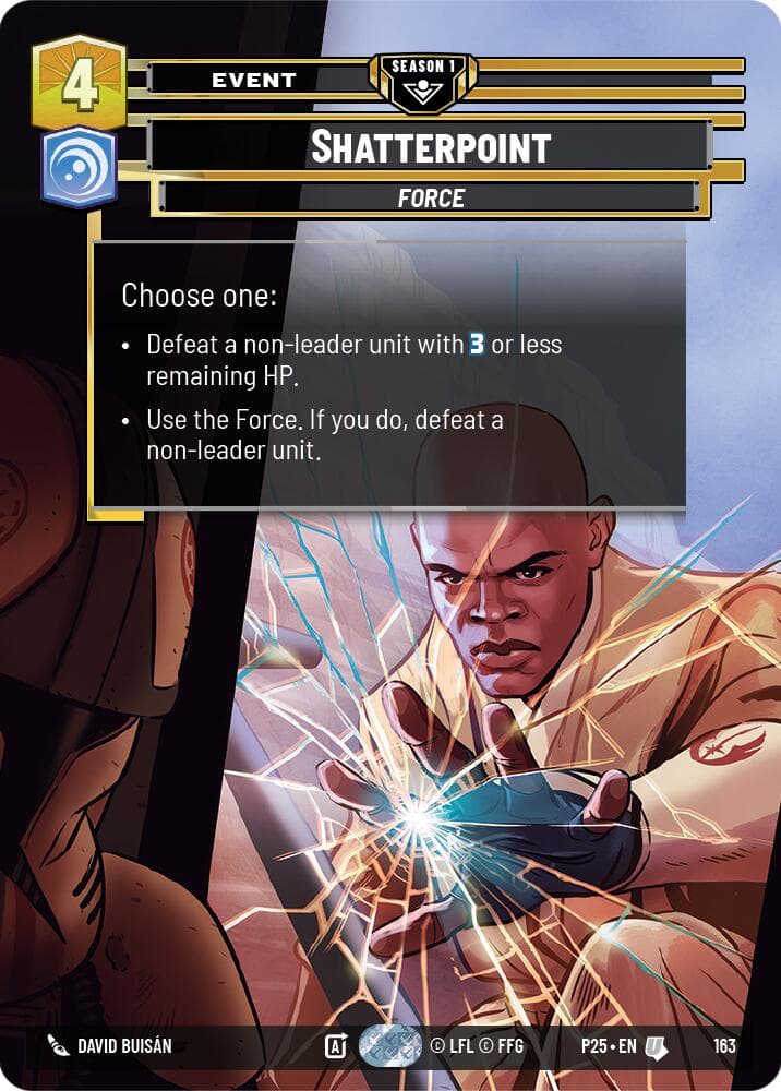 Shatterpoint (163) — Sector and Regional Promos: Season 1 card