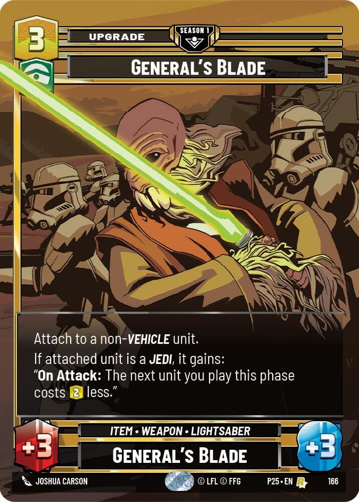 General's Blade (166) — Sector and Regional Promos: Season 1 card