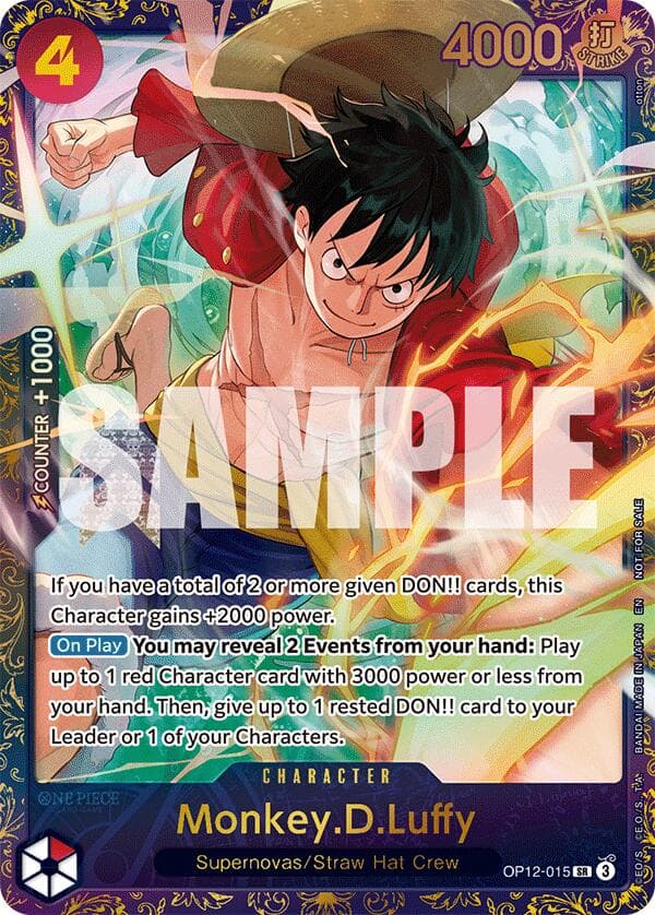 Monkey.D.Luffy (Treasure Cup 2025) — One Piece Promotion Cards card