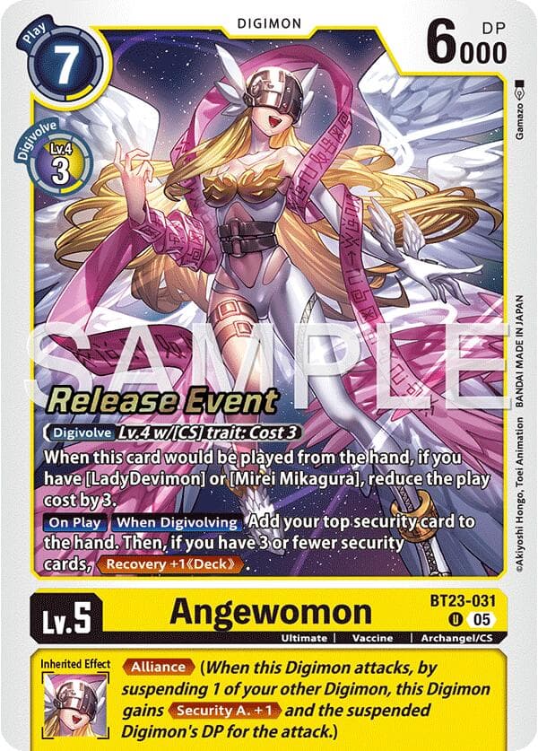 Angewomon — Hackers' Slumber Release Event Cards card