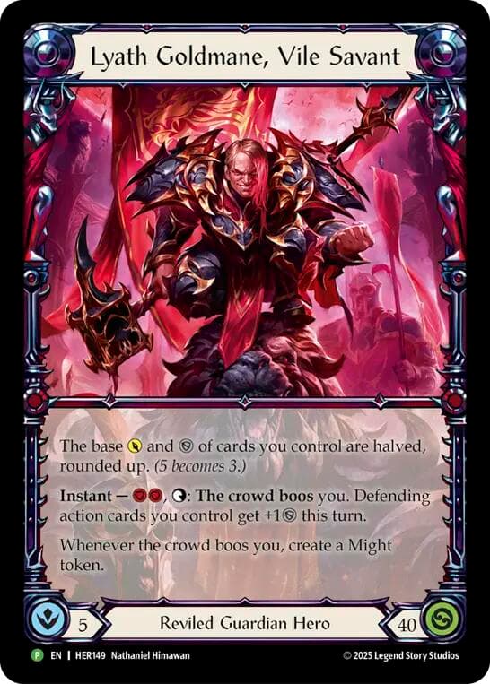 Lyath Goldmane, Vile Savant - HER149 — Flesh and Blood: Promo Cards card