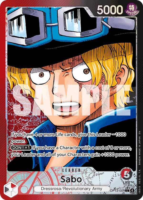 Sabo (004) (Alternate Art) — Carrying On His Will card