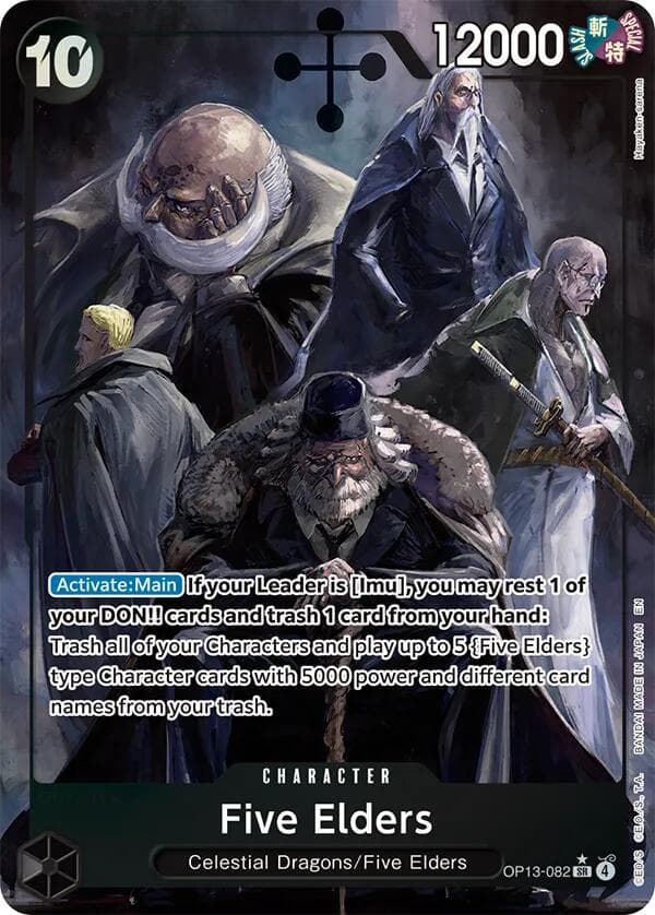 Five Elders (Alternate Art) — Carrying On His Will card