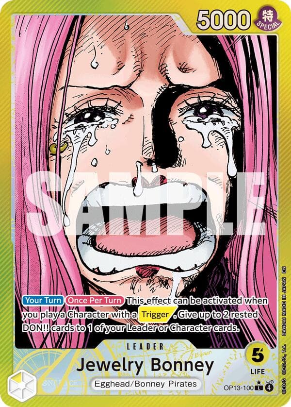 Jewelry Bonney (100) (Alternate Art) — Carrying On His Will card