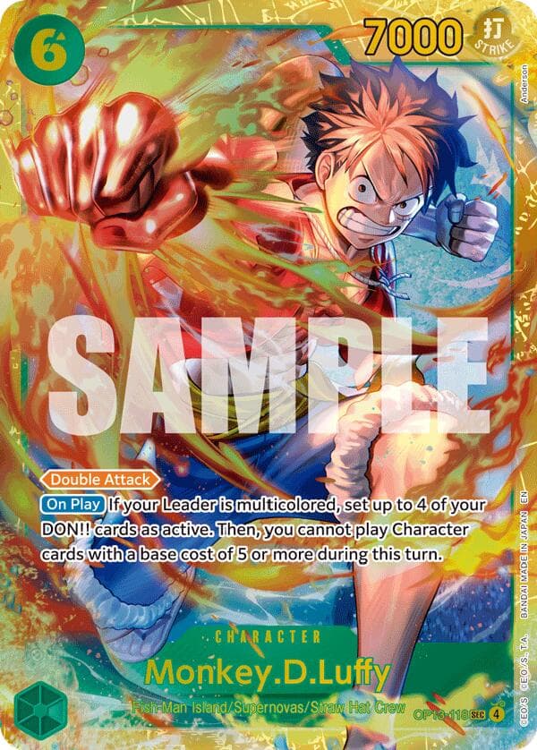Monkey.D.Luffy (118) — Carrying On His Will card