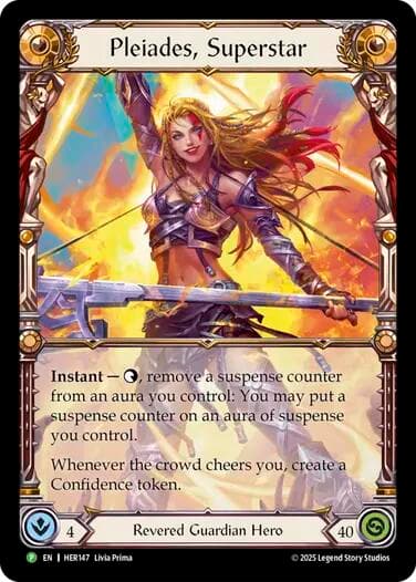 Pleiades, Superstar - HER147 — Flesh and Blood: Promo Cards card