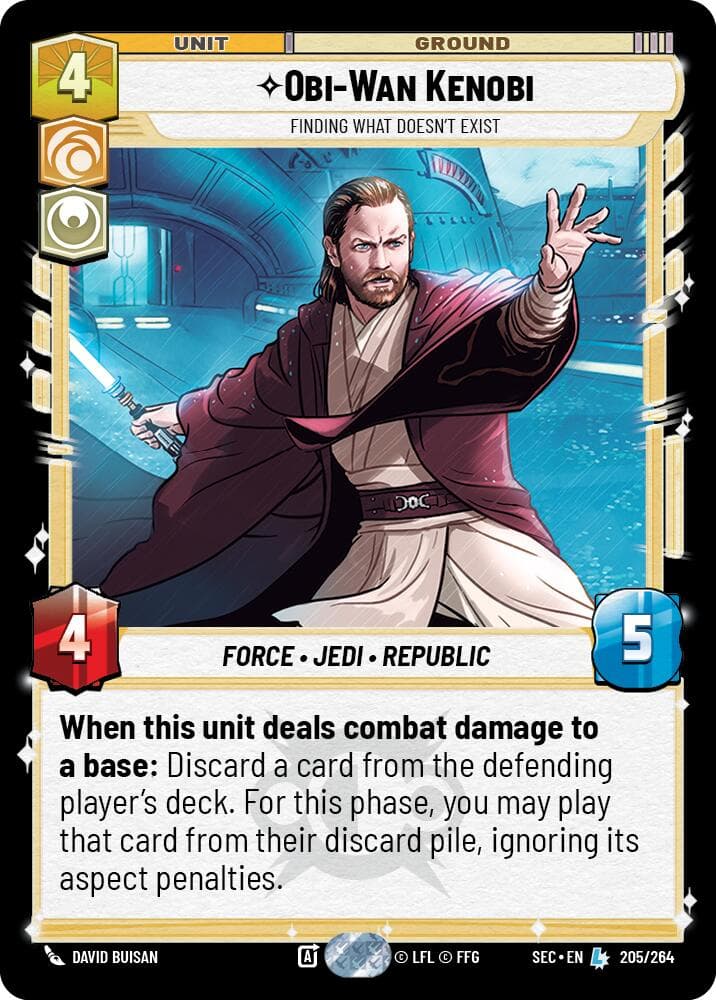 Obi-Wan Kenobi - Finding What Doesn't Exist — Secrets of Power card