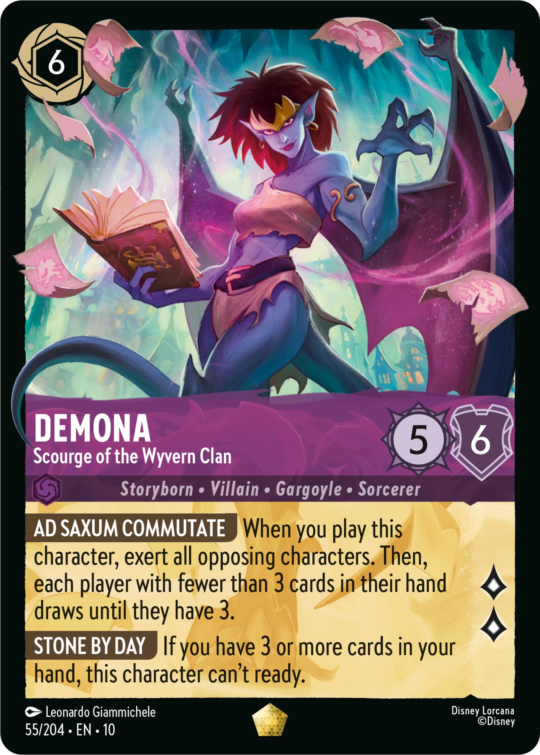 Demona - Scourge of the Wyvern Clan — Whispers in the Well card