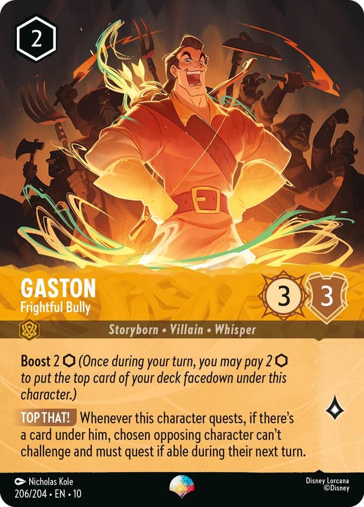 Gaston - Frightful Bully (Epic) — Whispers in the Well card
