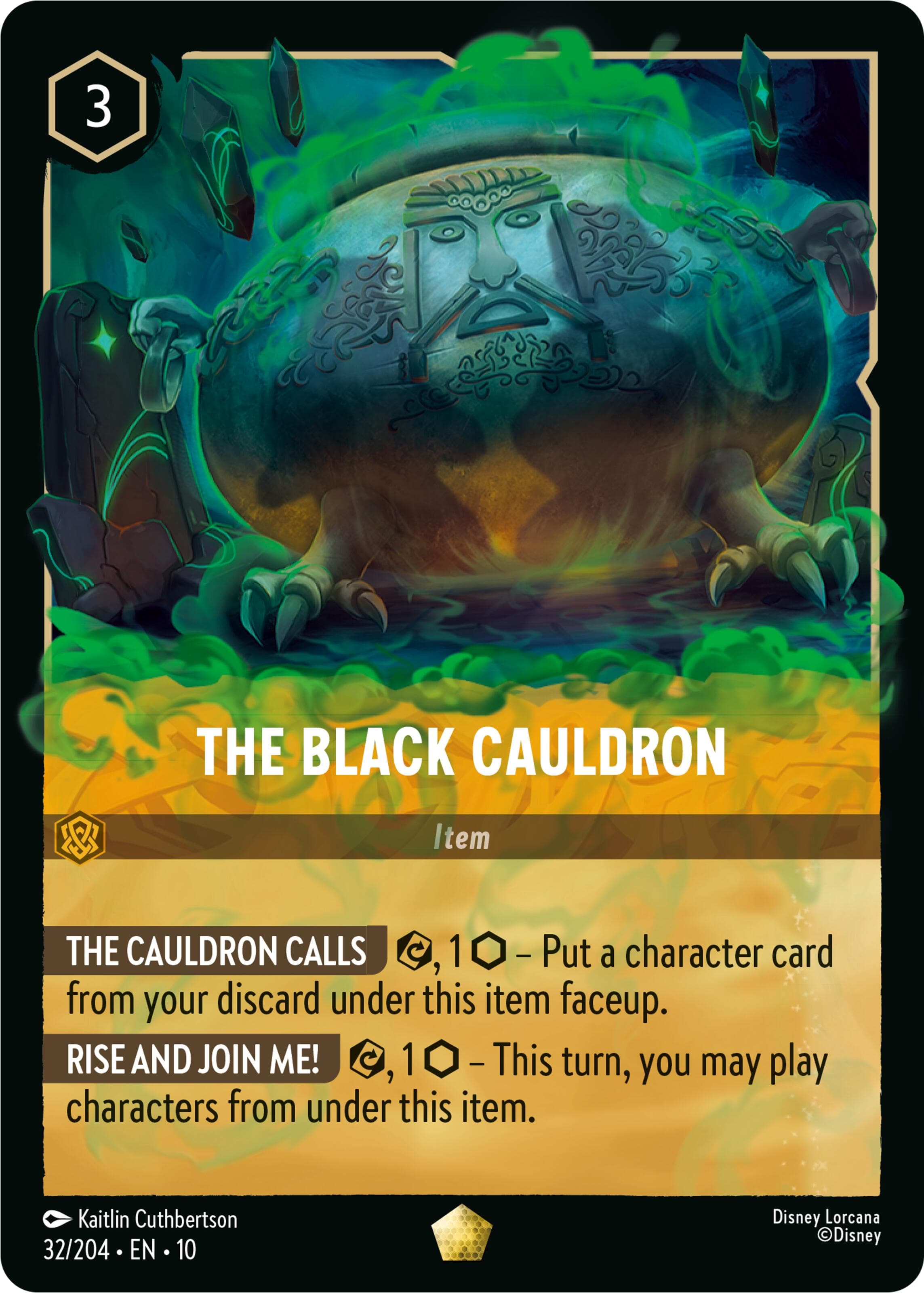 The Black Cauldron — Whispers in the Well card