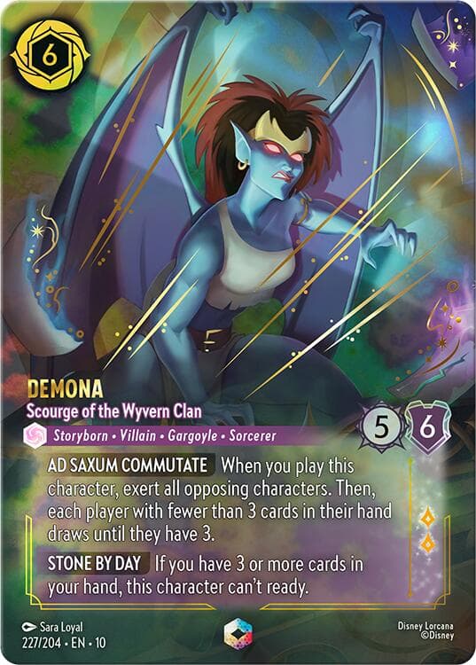 Demona - Scourge of the Wyvern Clan (Enchanted) — Whispers in the Well card