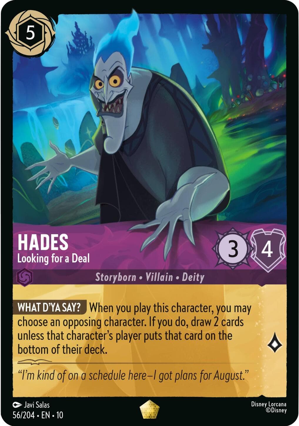 Hades - Looking for a Deal — Whispers in the Well card
