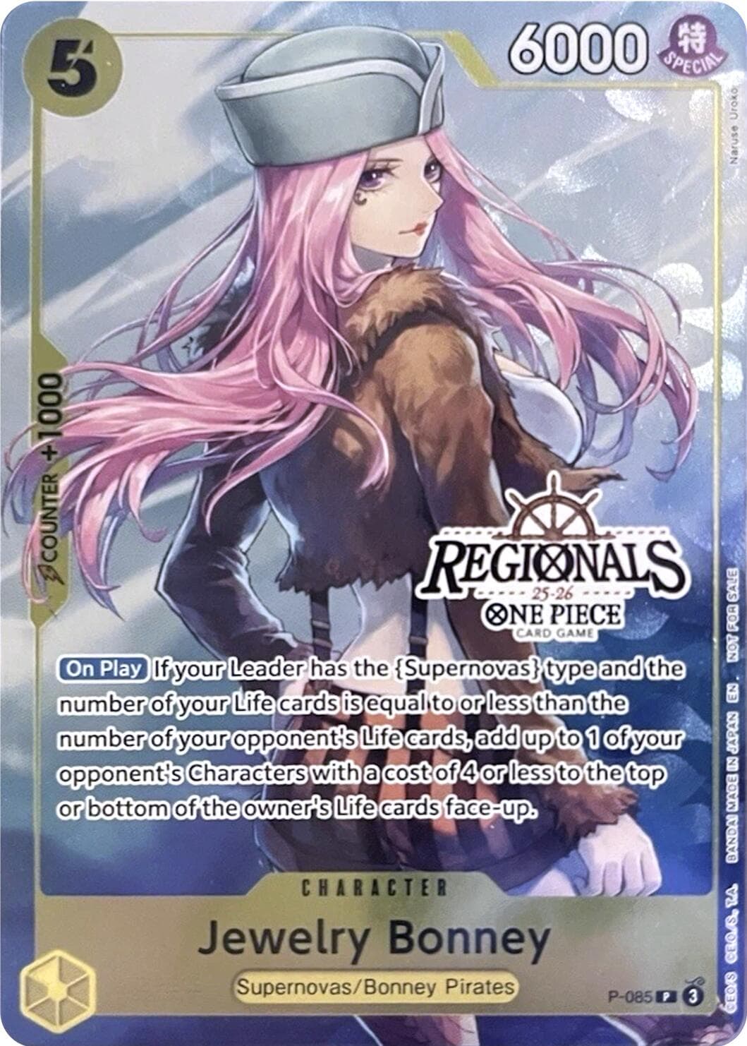 Jewelry Bonney (CS 25-26 Regionals Textured Chase Promo) — One Piece Promotion Cards card