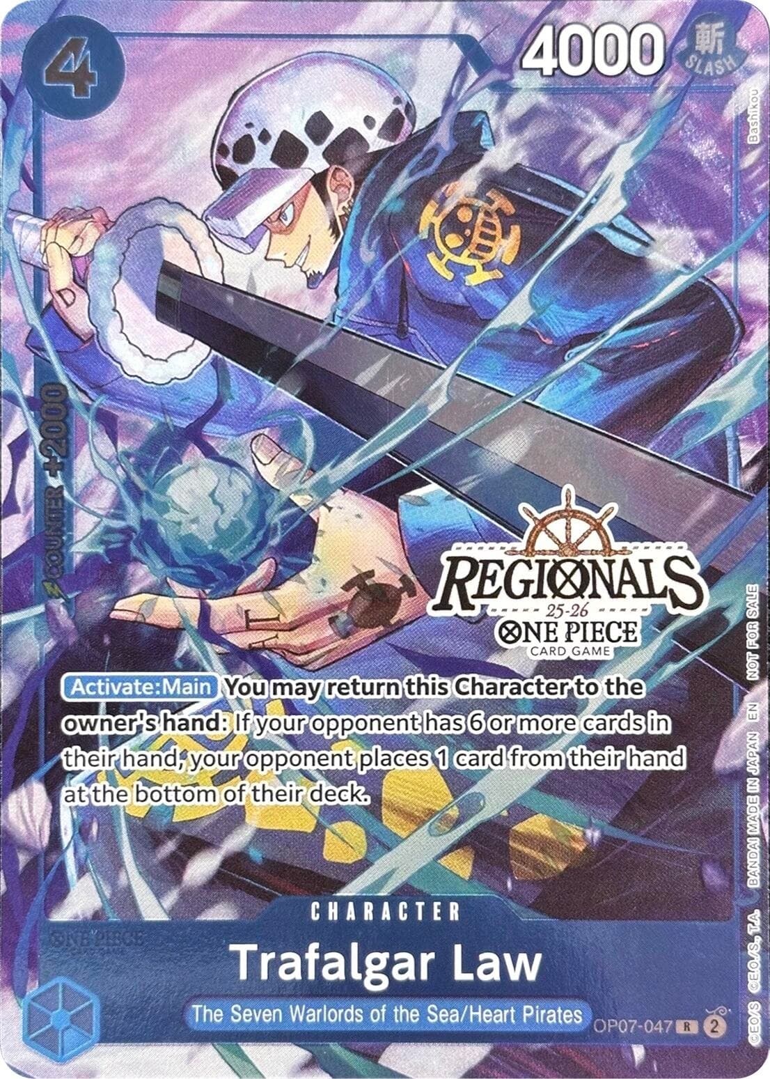 Trafalgar Law (CS 25-26 Regionals Textured Chase Promo) — One Piece Promotion Cards card