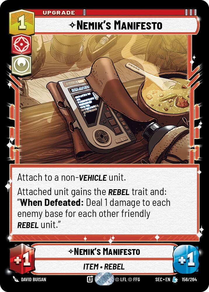 Nemik's Manifesto — Secrets of Power card