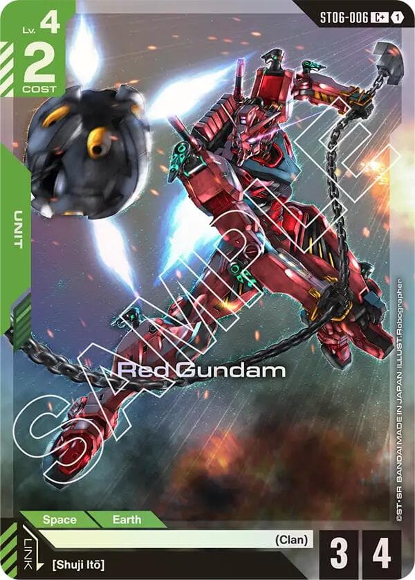 Red Gundam (C+) — Starter Deck 06: Clan Unity card