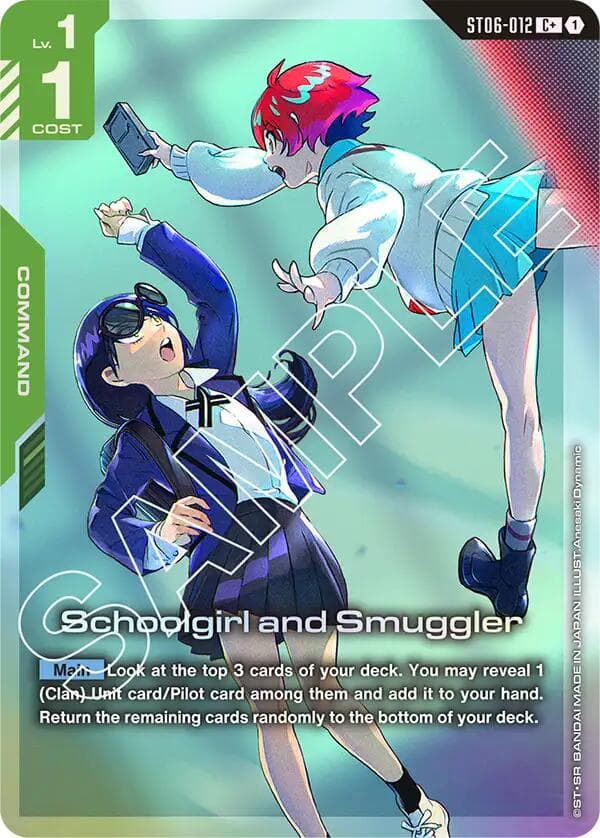 Schoolgirl and Smuggler (C+) — Starter Deck 06: Clan Unity card