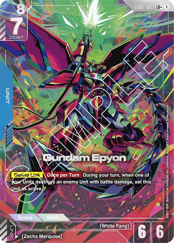 Gundam Epyon (LR+) — Dual Impact card