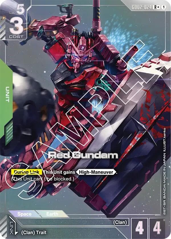 Red Gundam (R+) — Dual Impact card