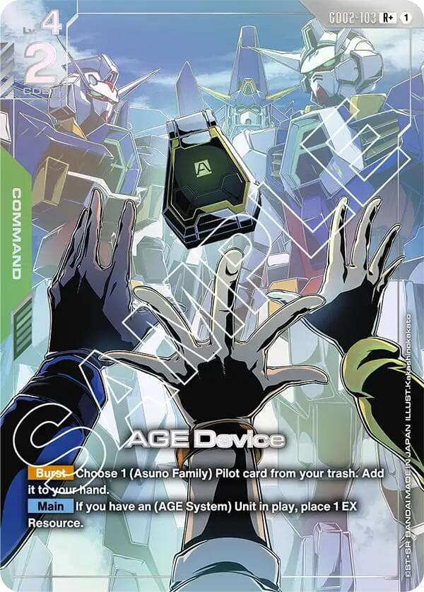 AGE Device (R+) — Dual Impact card