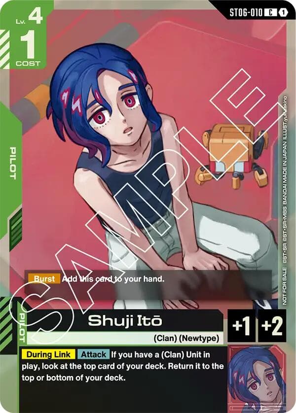 Shuji Ito (Store Tournament Participant Pack 02) — Gundam Promotional Cards card