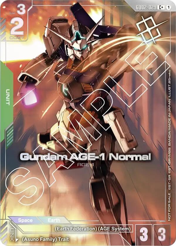Gundam AGE-1 Normal (Store Tournament Winner Pack 02) — Gundam Promotional Cards card