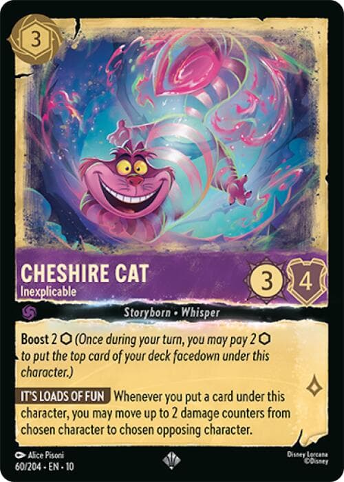 Cheshire Cat - Inexplicable — Whispers in the Well card