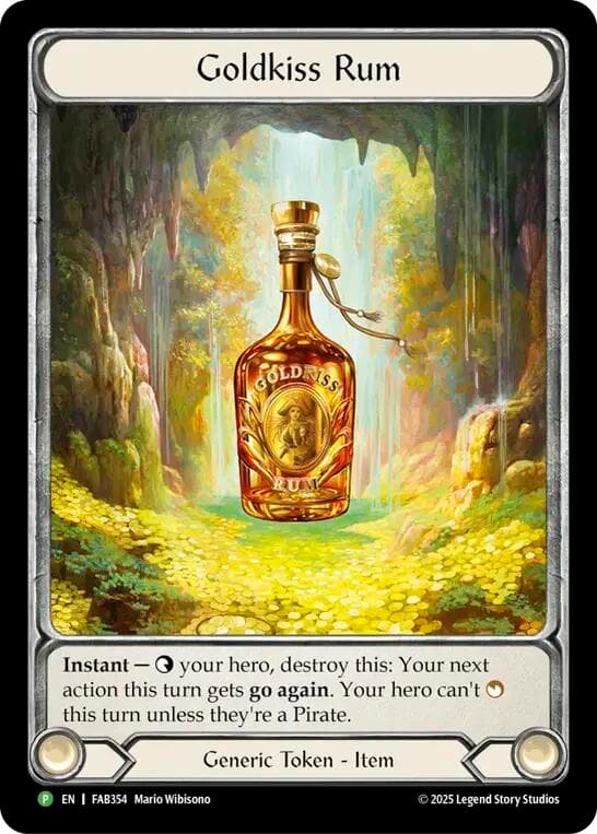 Goldkiss Rum - FAB354 — Flesh and Blood: Promo Cards card