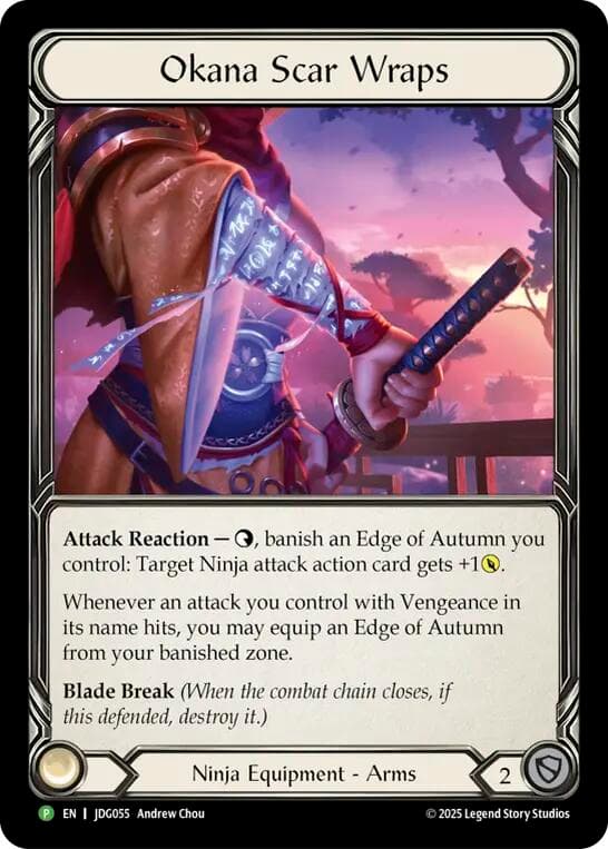 Okana Scar Wraps - JDG055 — Flesh and Blood: Promo Cards card